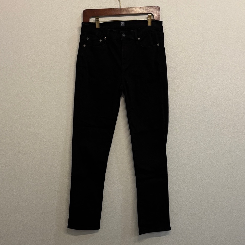 GAP Classic Straight Denim Black Jeans